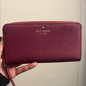 Kate Spade Deep Red Wallet